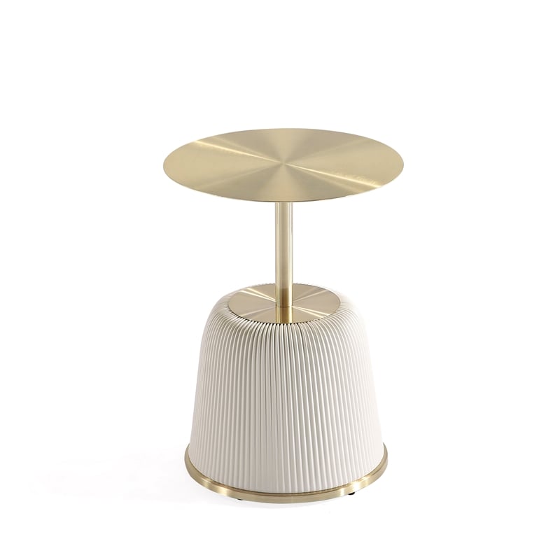 Anderson Coffee Table End Table 1.0 and End Table 2.0 in Cream - Set of 3