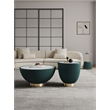 Anderson Coffee Table End Table 1.0 and End Table 2.0 in Green - Set of 3