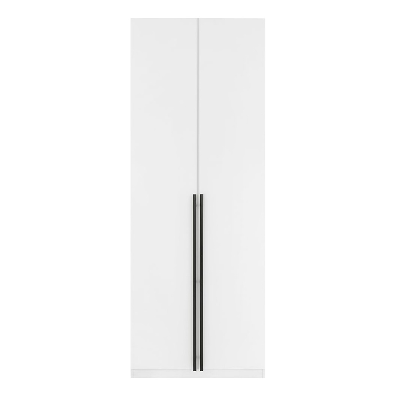 Manhattan Comfort Lee Wardrobe Closet 1.0 from Engineered Wood in White