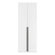 Manhattan Comfort Lee Wardrobe Closet 1.0 from Engineered Wood in White