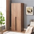 Manhattan Comfort Lee Wardrobe Closet 1.0 from Engineered Wood in Golden Brown