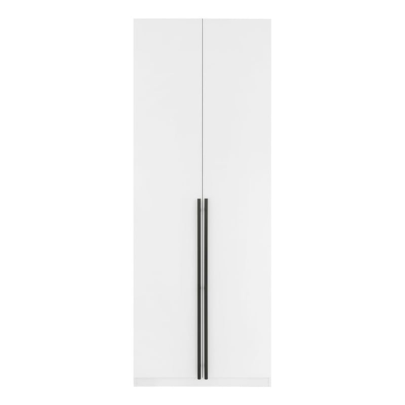 Manhattan Comfort Lee Wardrobe Closet 2.0 from Engineered Wood in White