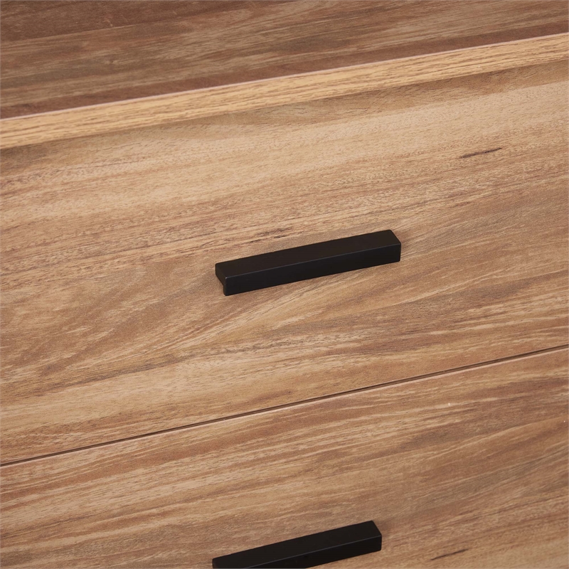 Manhattan Comfort Lee Wardrobe Closet 2.0 from Engineered Wood in Golden Brown