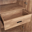 Manhattan Comfort Lee Wardrobe Closet 2.0 from Engineered Wood in Golden Brown