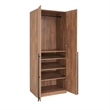 Lee 2-Piece Module Wardrobe 1.0 & 3.0 Closet from Engineered Wood - Golden Brown