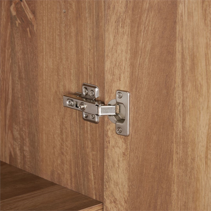 Lee 2-Piece Module Wardrobe 1.0 & 3.0 Closet from Engineered Wood - Golden Brown