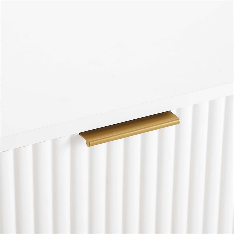 Manhattan Comfort DUMBO 1.0 Nightstand made from Engineered Wood - White