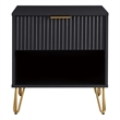 Manhattan Comfort DUMBO 1.0 Nightstand made from Engineered Wood - Black