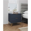 Manhattan Comfort DUMBO 2.0 Nightstand made from Engineered Wood - Midnight Blue
