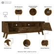 Manhattan Comfort Marcus 70.86 TV Stand from Engineered Wood in Rustic Brown