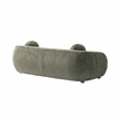 Tribeca Sofa and Accent Chair with Solid Wood Frame in Olive Green - Set of 2