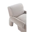 Manhattan Comfort Verandah Accent Chair with Solid Wood Frame in Beige