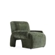 Manhattan Comfort Verandah Accent Chair with Solid Wood Frame in Olive Green