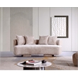 Manhattan Comfort Verandah Sofa with Solid Wood Frame in Beige