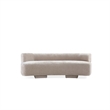 Manhattan Comfort Verandah Sofa with Solid Wood Frame in Beige