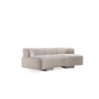 Manhattan Comfort Verandah Sofa with Solid Wood Frame in Beige
