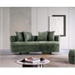 Manhattan Comfort Verandah Sofa with Solid Wood Frame in Olive Green