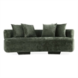 Manhattan Comfort Verandah Sofa with Solid Wood Frame in Olive Green
