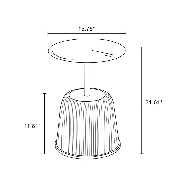 Anderson Coffee Table End Table 1.0 and End Table 2.0 in Multi-Color - Set of 3
