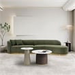 Manhattan Comfort Daria Sofa with Solid Wood Frame in Olive Green
