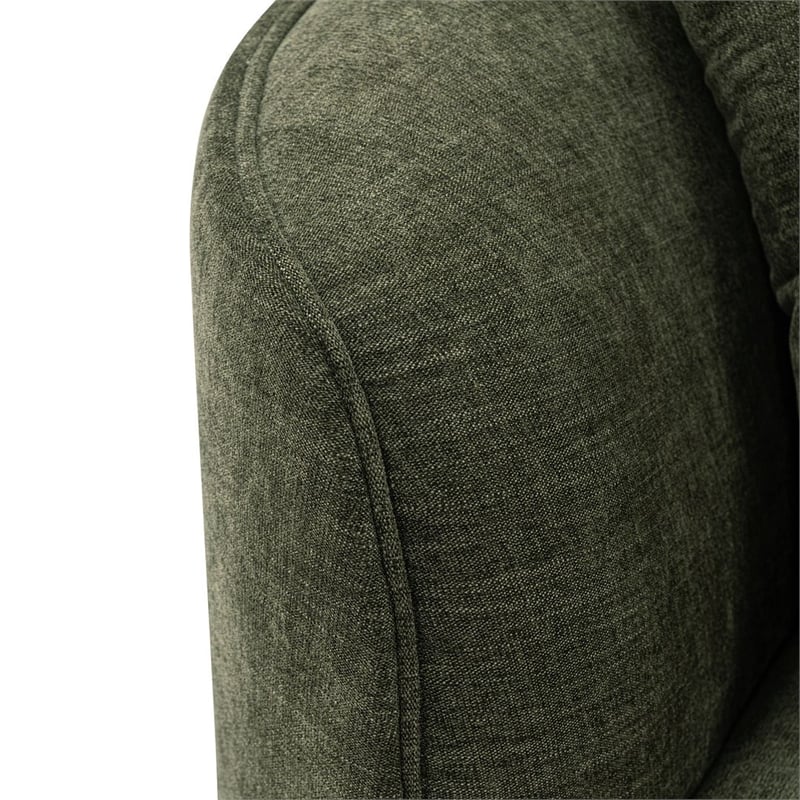 Manhattan Comfort Daria Sofa with Solid Wood Frame in Olive Green