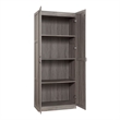 Manhattan Comfort Hopkins Storage Closet 3.0 from Engineered Wood in Gray