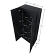 Manhattan Comfort Hopkins Storage Closet 3.0 from Engineered Wood in Black