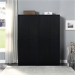 Hopkins Storage Closet 4.0 from Engineered Wood in Black - Set of 2