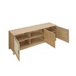 Manhattan Comfort Sheridan TV Stand from Engineered Wood in Natural