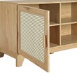 Manhattan Comfort Sheridan TV Stand from Engineered Wood in Natural