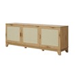 Manhattan Comfort Sheridan TV Stand from Engineered Wood in Natural