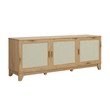 Manhattan Comfort Sheridan TV Stand from Engineered Wood in Natural