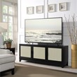 Manhattan Comfort Sheridan TV Stand from Engineered Wood in Black