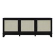 Manhattan Comfort Sheridan TV Stand from Engineered Wood in Black