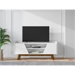 Manhattan Comfort Marcus 53.14 TV Stand from Engineered Wood in White