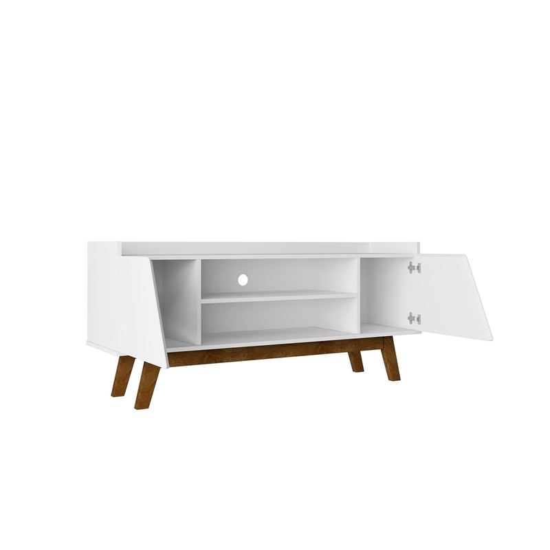 manhattan comfort marcus 53.14 tv stand from engineered wood in white