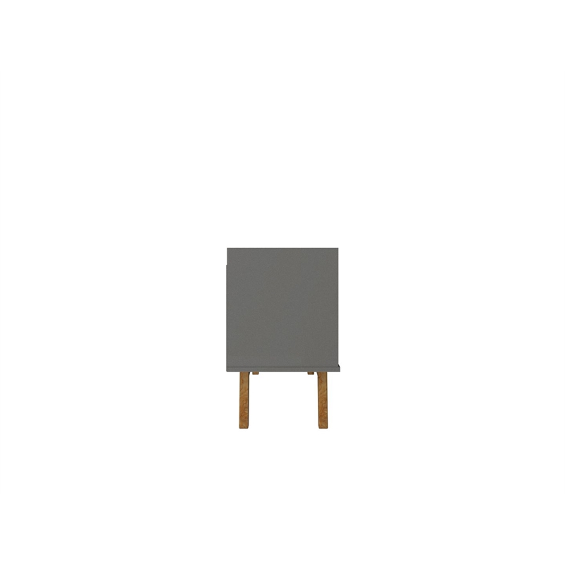 Manhattan Comfort Marcus 53.14 TV Stand from Engineered Wood in Gray