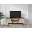 Manhattan Comfort Marcus 53.14 TV Stand from Engineered Wood in Beige