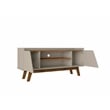 Manhattan Comfort Marcus 53.14 TV Stand from Engineered Wood in Beige