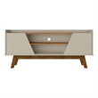 Manhattan Comfort Marcus 53.14 TV Stand from Engineered Wood in Beige