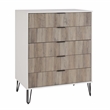 DUMBO 5-Drawer Tall Dresser from Engineered Wood in Multi-Color