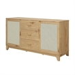 Manhattan Comfort Sheridan Sideboard Cabinet from Engineered Wood in Natural