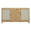 Manhattan Comfort Sheridan Sideboard Cabinet from Engineered Wood in Natural