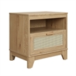 Manhattan Comfort Sheridan Nightstand from Engineered Wood in Natural