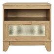 Manhattan Comfort Sheridan Nightstand from Engineered Wood in Natural
