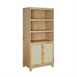 Manhattan Comfort Sheridan Bookcase Cabinet from Engineered Wood in Natural