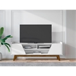 Manhattan Comfort Marcus 62.99 TV Stand from Engineered Wood in White