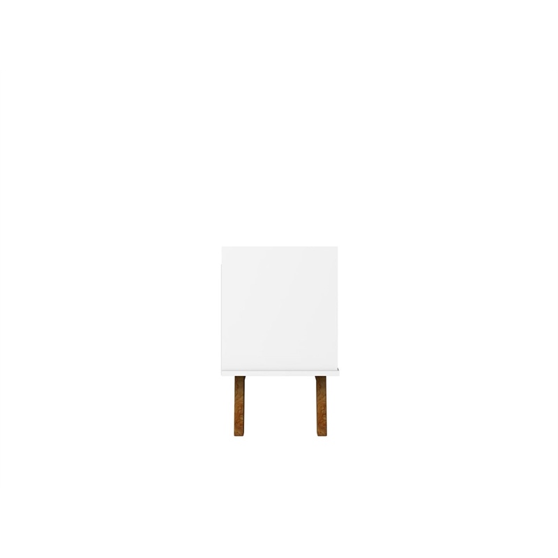 Manhattan Comfort Marcus 62.99 TV Stand from Engineered Wood in White