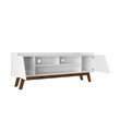 Manhattan Comfort Marcus 62.99 TV Stand from Engineered Wood in White