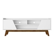 Manhattan Comfort Marcus 62.99 TV Stand from Engineered Wood in White